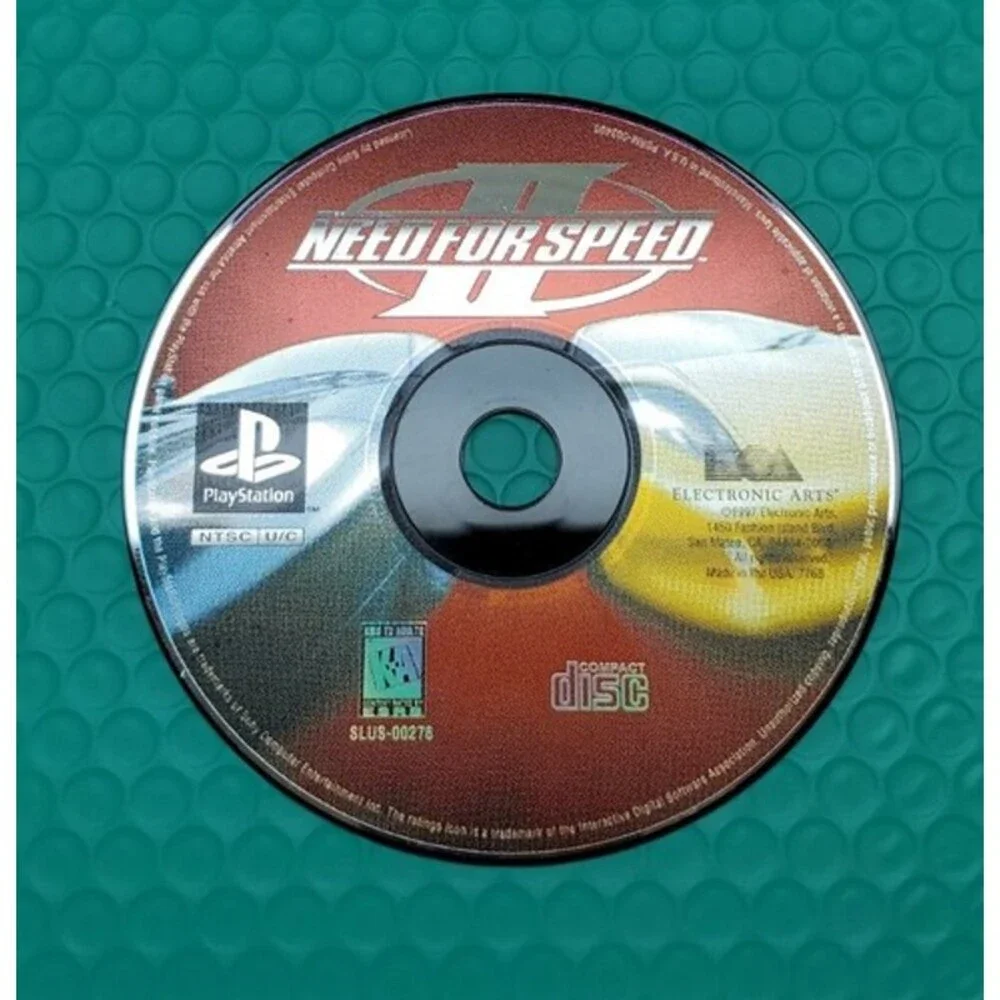 Need for Speed II 2 (PS1, Sony PlayStation 1, 1997) Disc Only